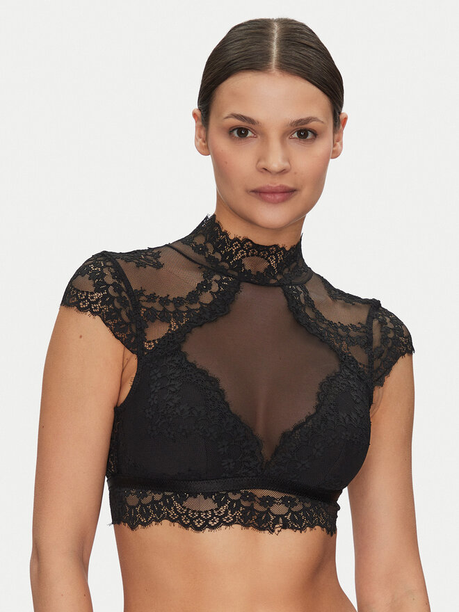 Hunkemöller Hunkemöller Top nedrček Daisy 205499 Črna