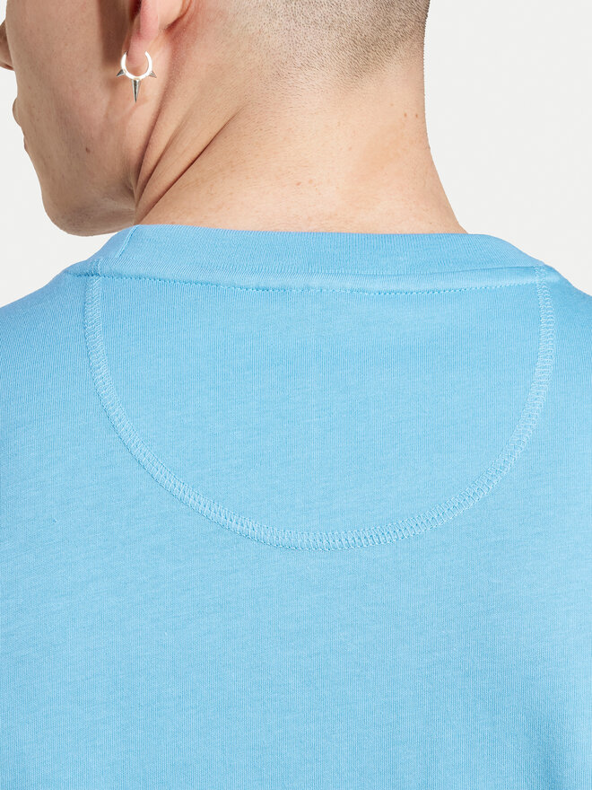 adidas adidas Camiseta Trefoil Essentials IZ2099 Celeste Regular Fit