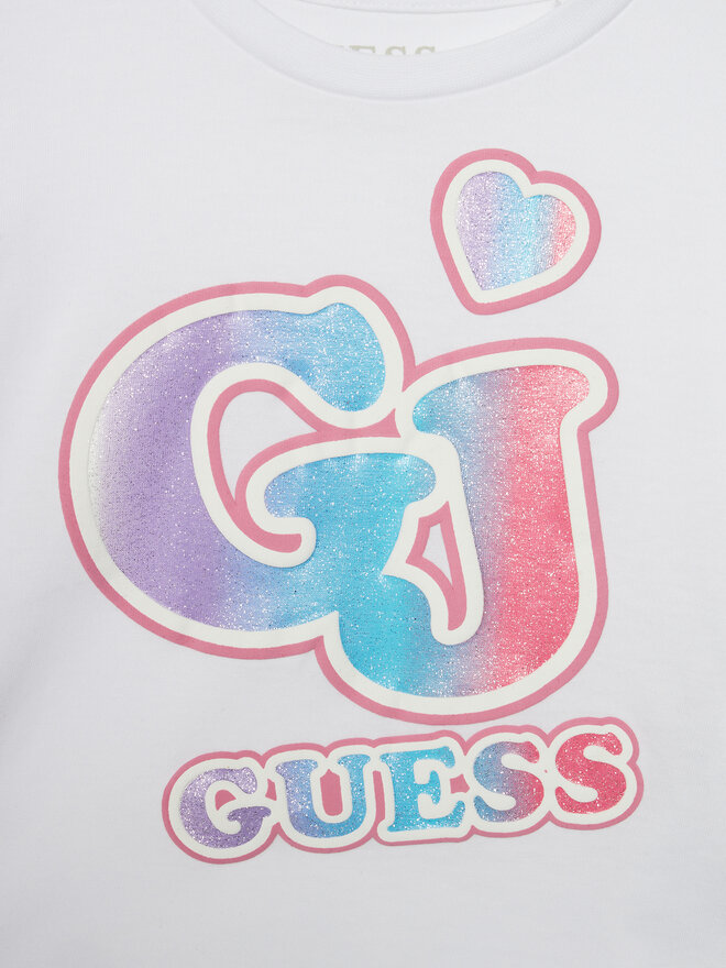 Guess Guess T-Shirt K4RI28 K8HM0 Weiß Boxy Fit
