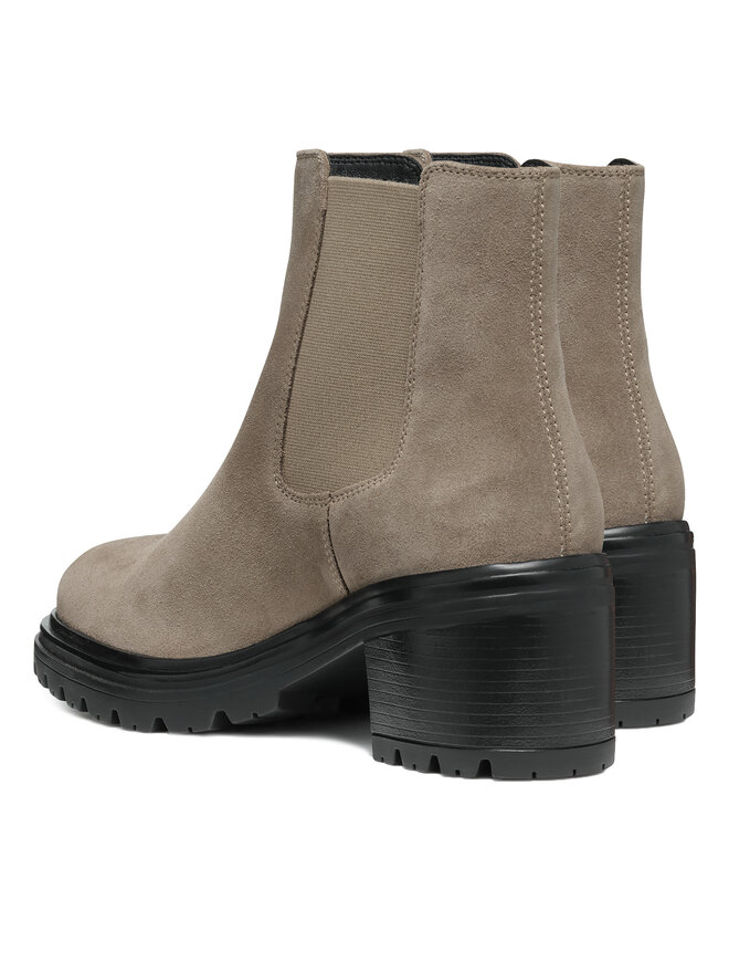 Geox Μποτάκια με λάστιχο Geox D Damiana D16QCE 022NH C6029 Μπεζ