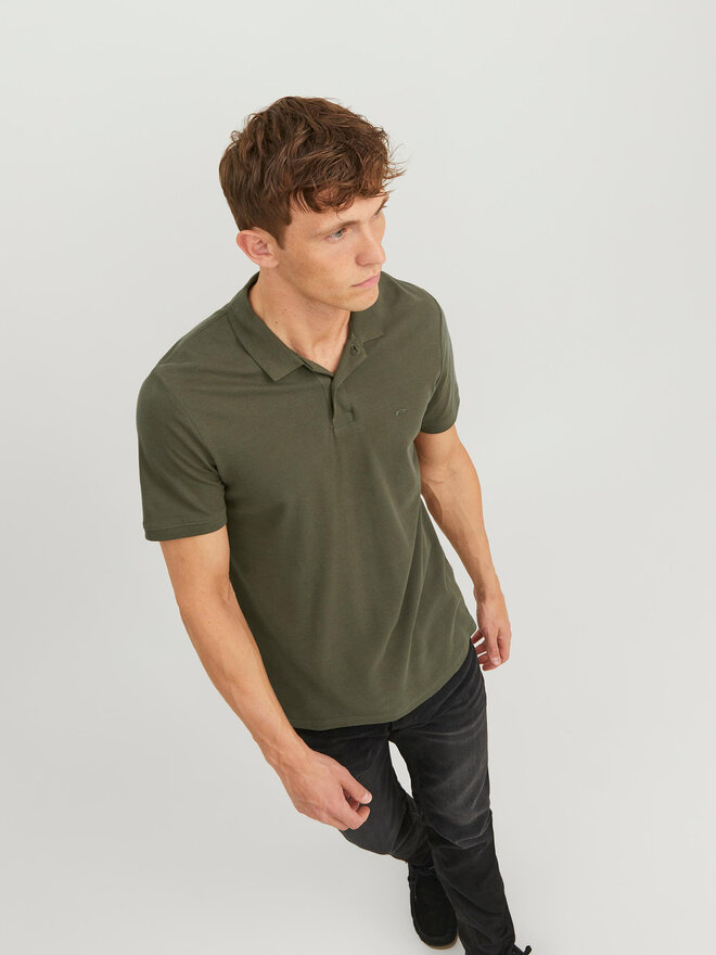 Jack&Jones Jack&Jones Poloshirt Basic 12136516 Grün Slim Fit