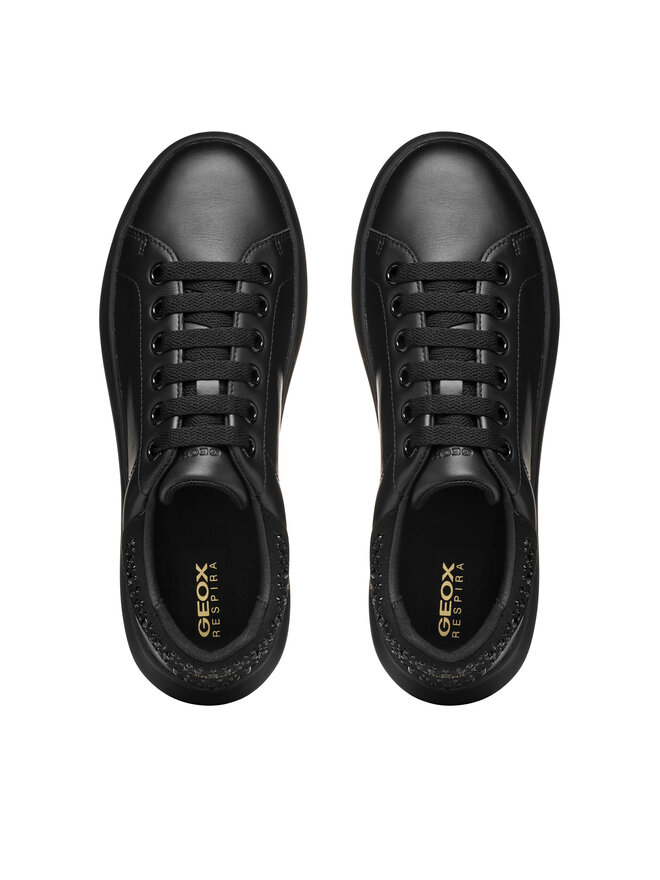 Geox Sneakersy Geox D Spherica Ec4.1 D46TCB 085SD C9999 Černá