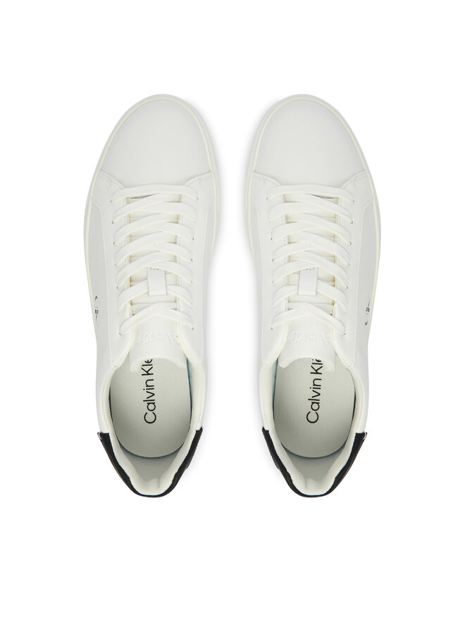 Calvin Klein Sneakers Calvin Klein Low Pro Cup Laceup Lth Moire HW0HW02845 Weiß