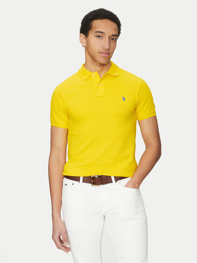 Polo Ralph Lauren Polo Ralph Lauren Poloshirt 710536856446 Gelb Slim Fit