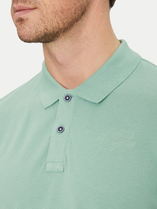 Blend Blend Polo marškinėliai 20717857 Žalia Regular Fit