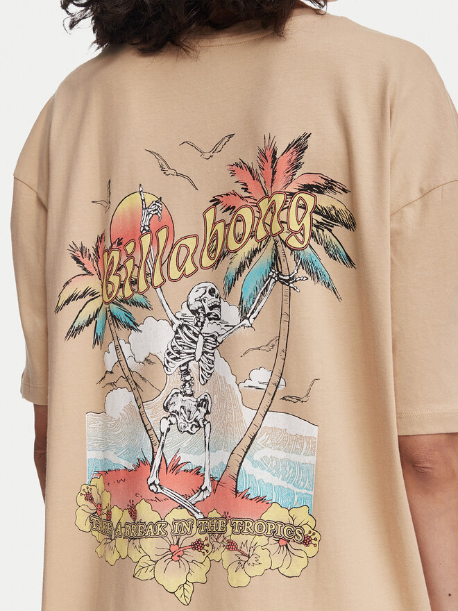 Billabong Billabong Футболка Take A Break EBJZT00407 Хакі Oversize