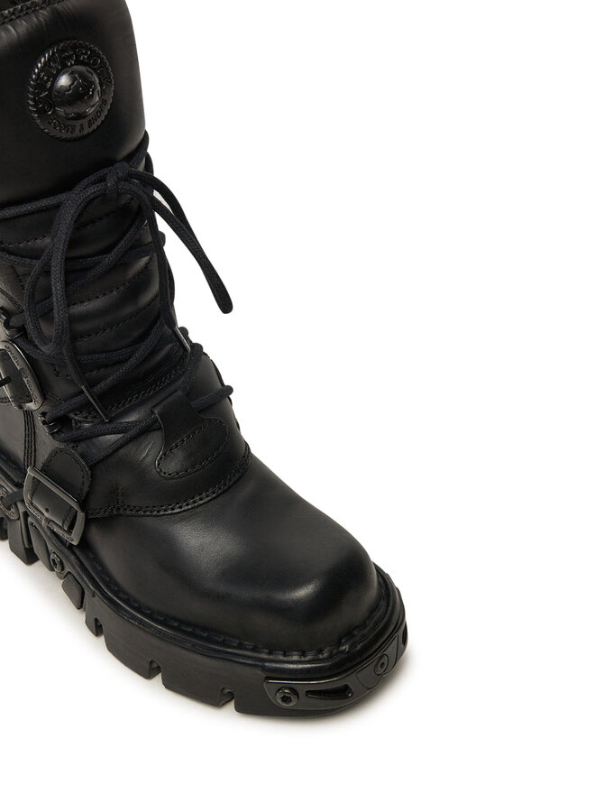 NEW ROCK Glany NEW ROCK M-373-S18 Czarny