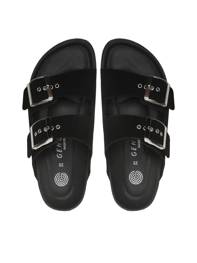 Genuins Чехли Genuins Hawaii G104349 Черен