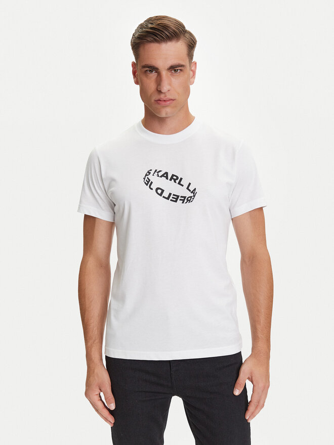 Karl Lagerfeld Jeans Karl Lagerfeld Jeans Camiseta A3M17037 Blanco Slim Fit