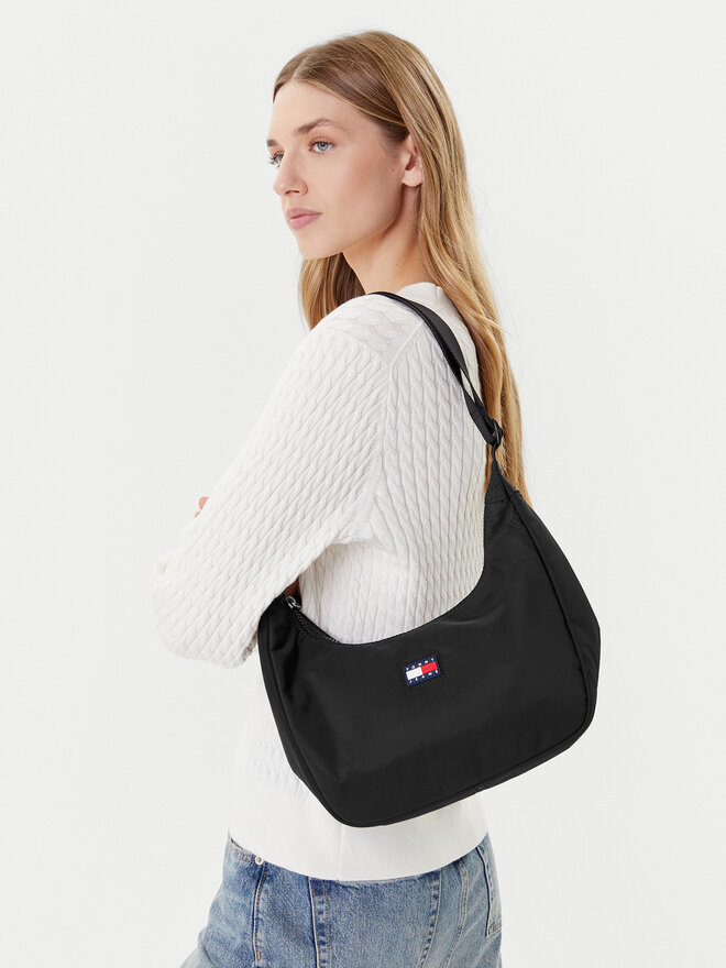 Tommy Jeans Geantă Tommy Jeans Urban X-Body AW0AW17547 Negru