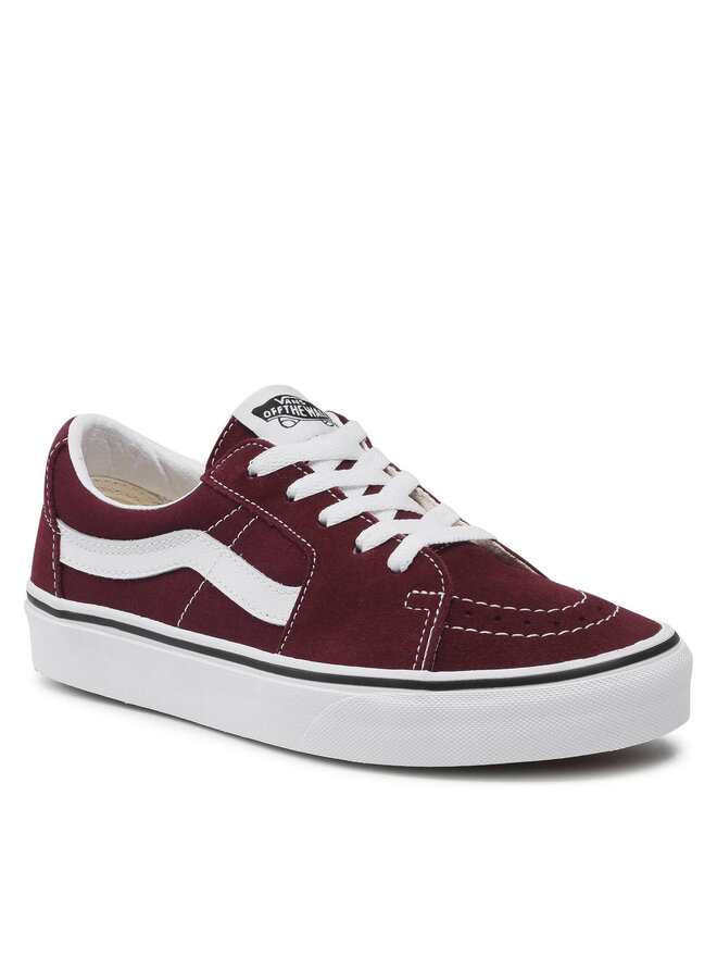 Tenis vans color guinda para mujer deals