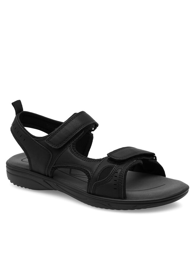 Lanetti Sandále Lanetti MSS20463-01 Čierna