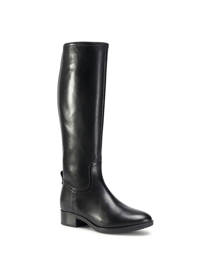 Geox Oficerki Geox D Felicity A D04G1A 00043 C9999 Czarny