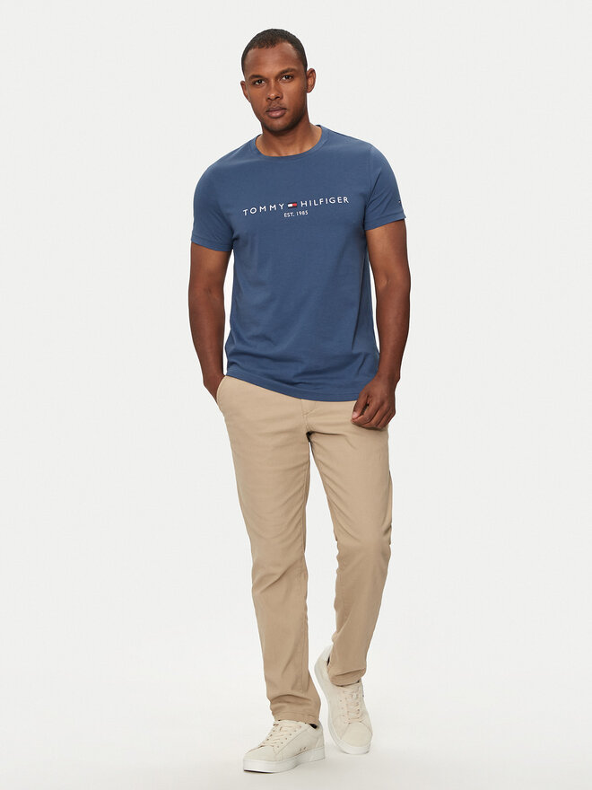 Tommy Hilfiger Tommy Hilfiger T-Shirt Logo MW0MW11797 Blau Slim Fit