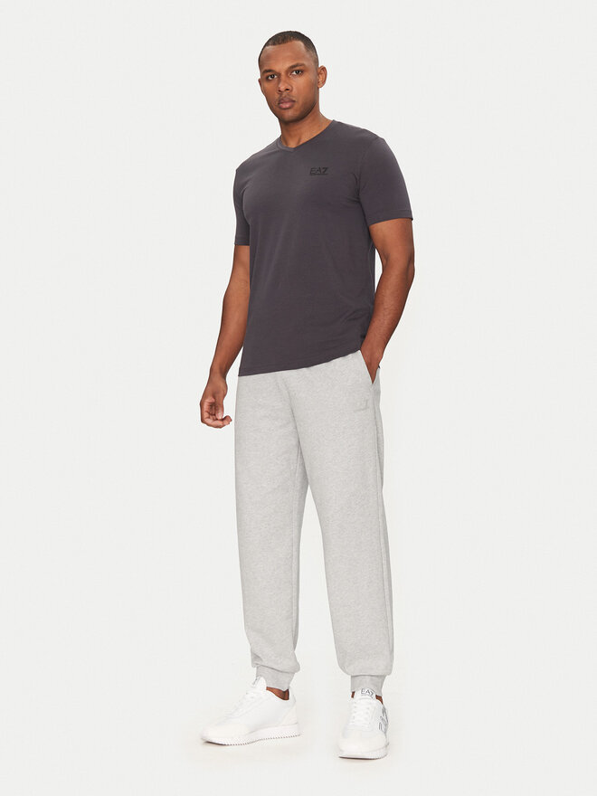 EA7 Emporio Armani EA7 Emporio Armani Marškinėliai 8NPT27 PJVQZ U8115 Pilka Regular Fit