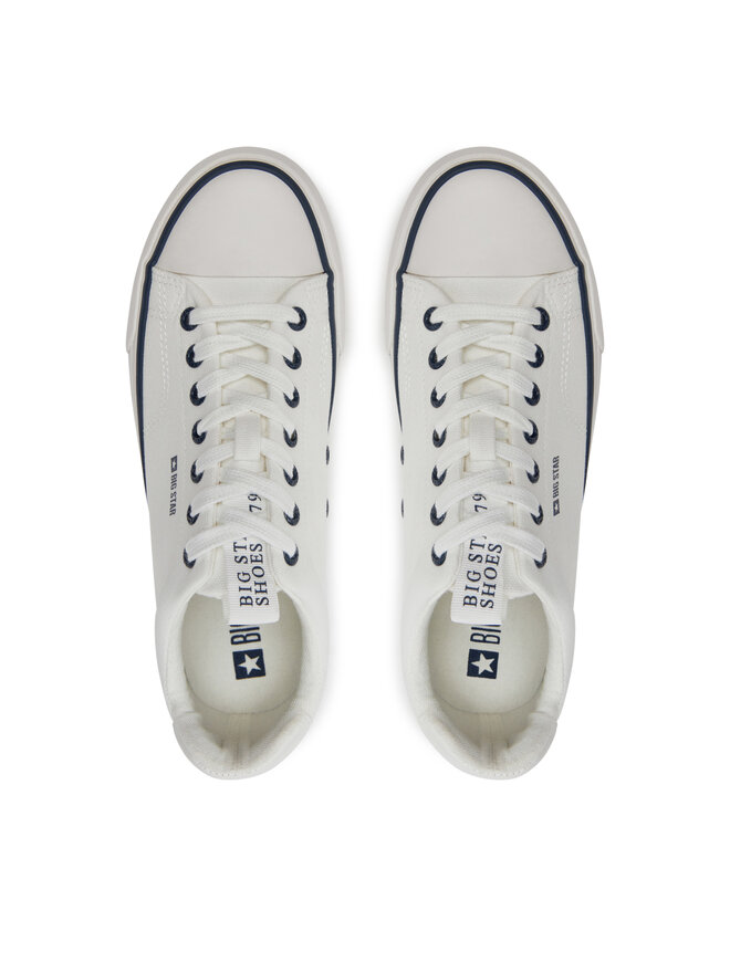 Big Star Shoes Plátenky Big Star Shoes NN174004 Biela