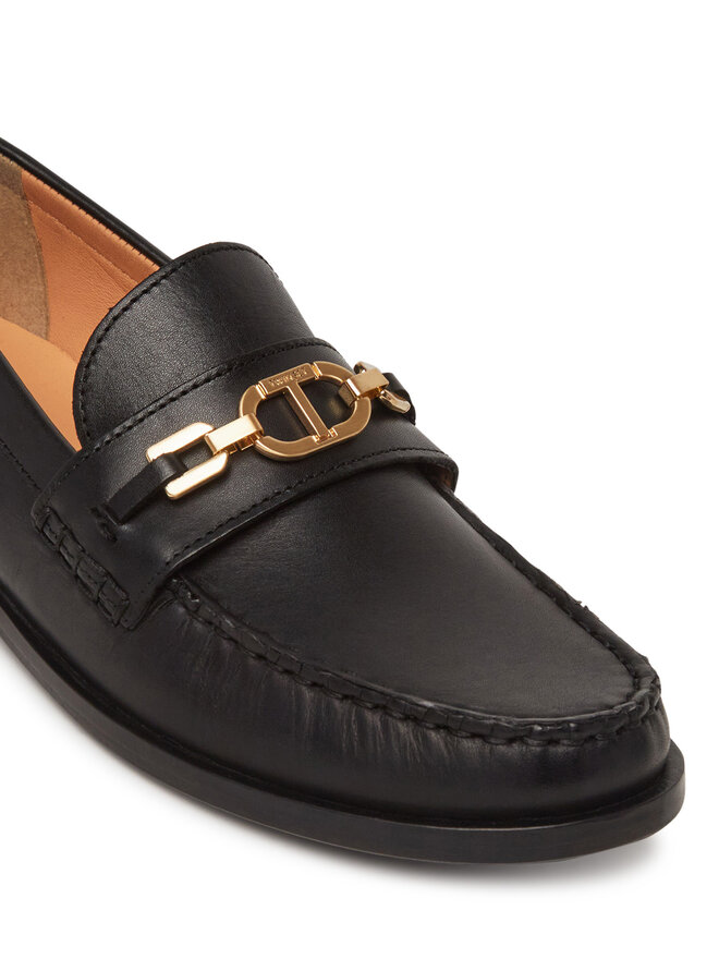 TWINSET Мокасини TWINSET 251TCP130 Черен