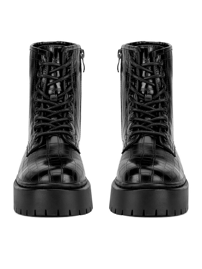 DeeZee Schnürstiefeletten DeeZee HY13123-5 Schwarz