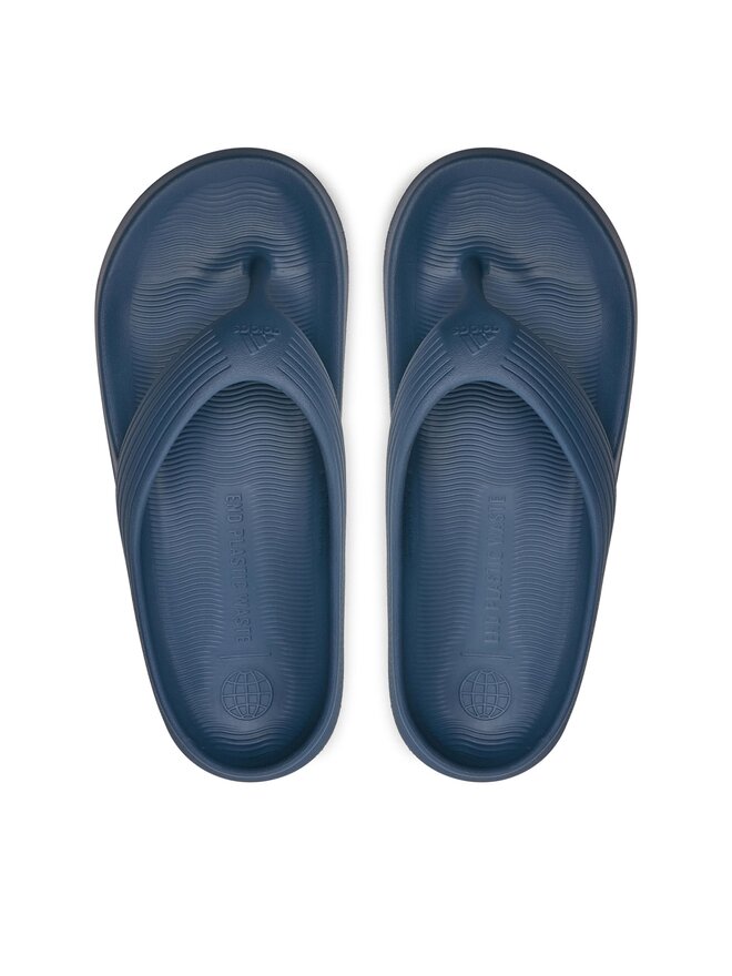 Adidas navy blue flip flops outlet