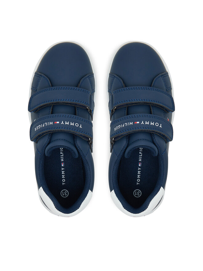Tommy Hilfiger Sneakers Tommy Hilfiger Low Cut Velcro Sneaker T1X9-34062-1355 S Dunkelblau