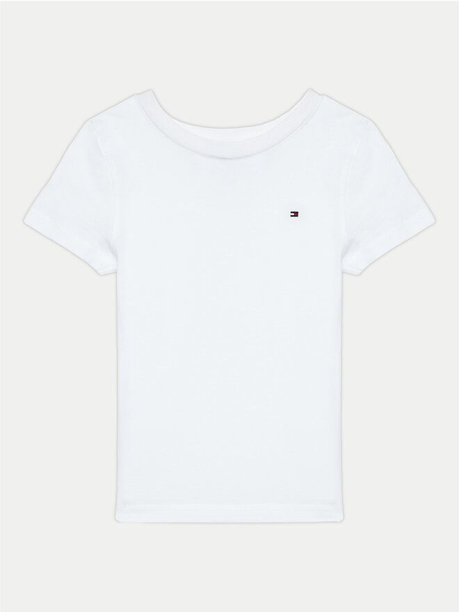 Tommy Hilfiger Tommy Hilfiger Marškinėliai KB0KB04140 S Balta Regular Fit