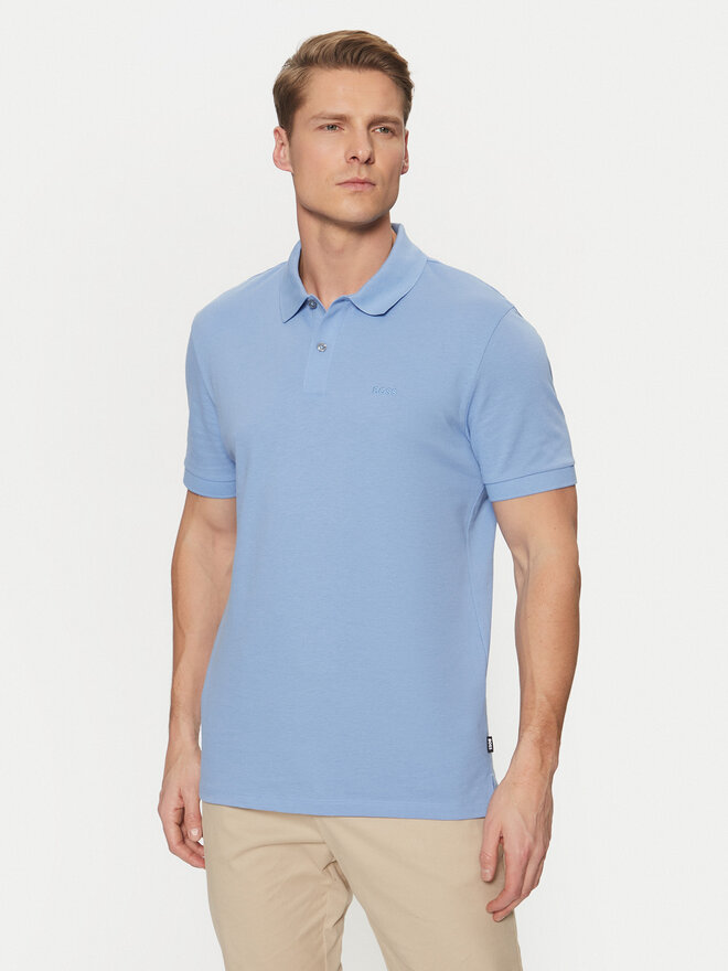 BOSS BOSS Pólóing Pallas 50468362 Kék Regular Fit