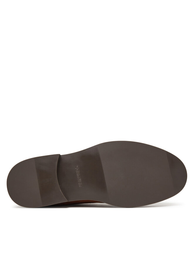 Calvin Klein Nizki čevlji Calvin Klein Ess Rubber Derby Su HM0HM01928 Rjava