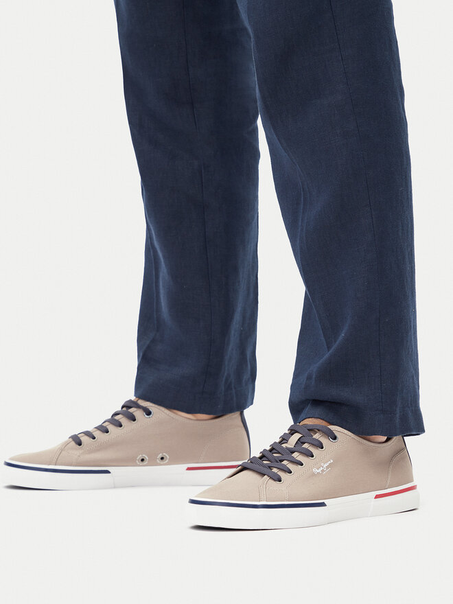 Pepe Jeans Tenisky Pepe Jeans Kenton Smart 22 PMS30811 Béžová