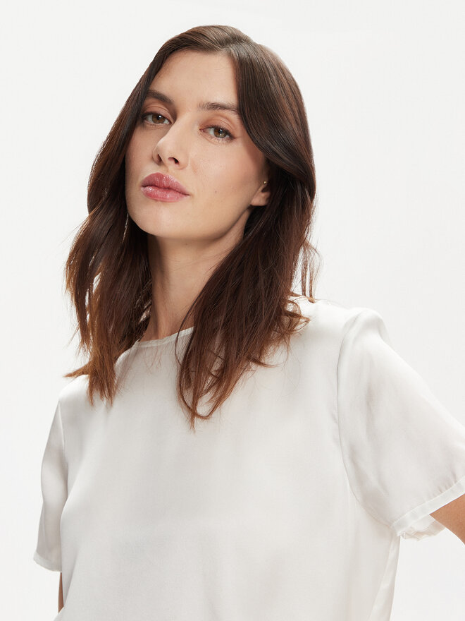 Marella Marella T-shirt Hobby 2413111161 Bijela Regular Fit
