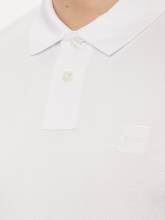 BOSS Boss Polo marškinėliai Passenger 50507803 Balta Slim Fit