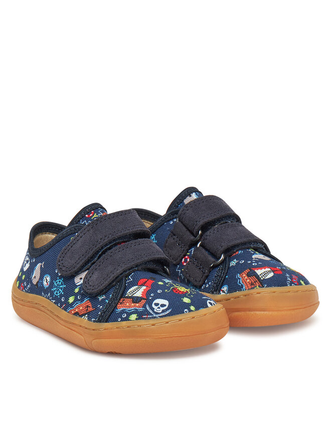 Froddo Papucs Froddo Barefoot Canvas G1700379-29 M Sötétkék