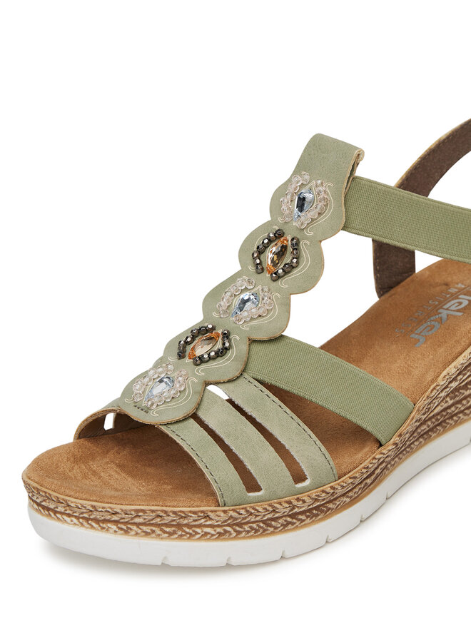 Rieker Sandalias Rieker 619B2-52 Verde