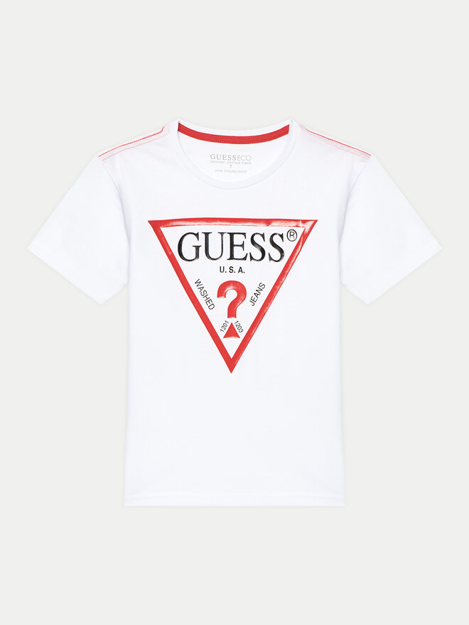 Guess Guess T-Shirt L73I55 K8HM0 Λευκό Regular Fit