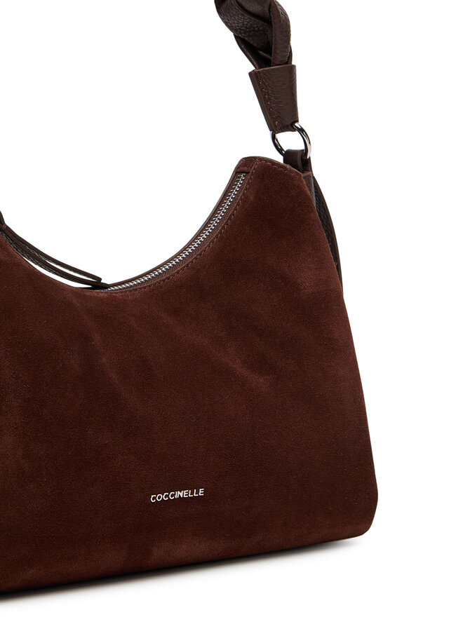 Coccinelle Сумка Coccinelle P6P Boheme Suede Bimaterial E1 P6P 13 03 01 Коричневий