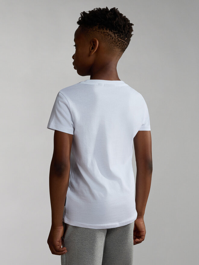 Napapijri Napapijri T-Shirt NP0A4GEH S Weiß Regular Fit