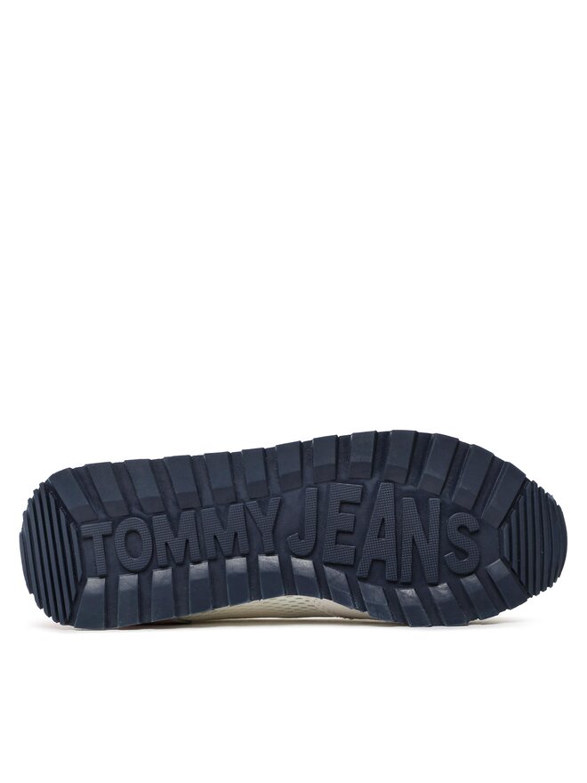 Tommy Jeans Sneakers Tommy Jeans Retro Runner EN0EN02121 Écru