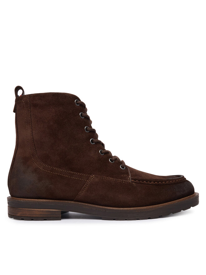 Tommy Hilfiger Schnürschuhe Tommy Hilfiger Cleated W Moc FM0FM05599 Braun