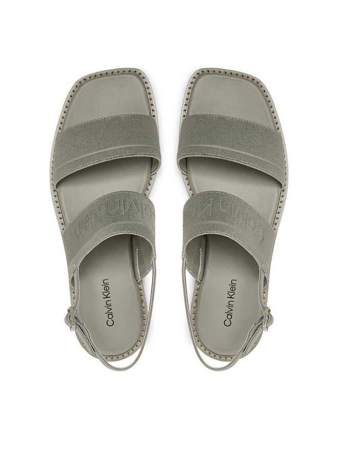 Calvin Klein Sandale Calvin Klein Flat Sandal He HW0HW01990 Siva