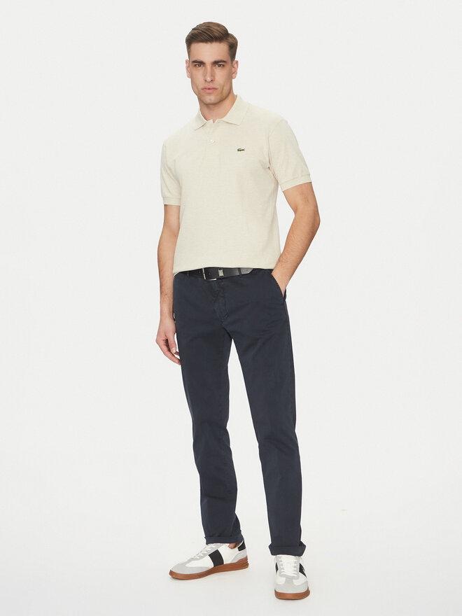 Lacoste Lacoste Polo marškinėliai L1264 Smėlio Classic Fit