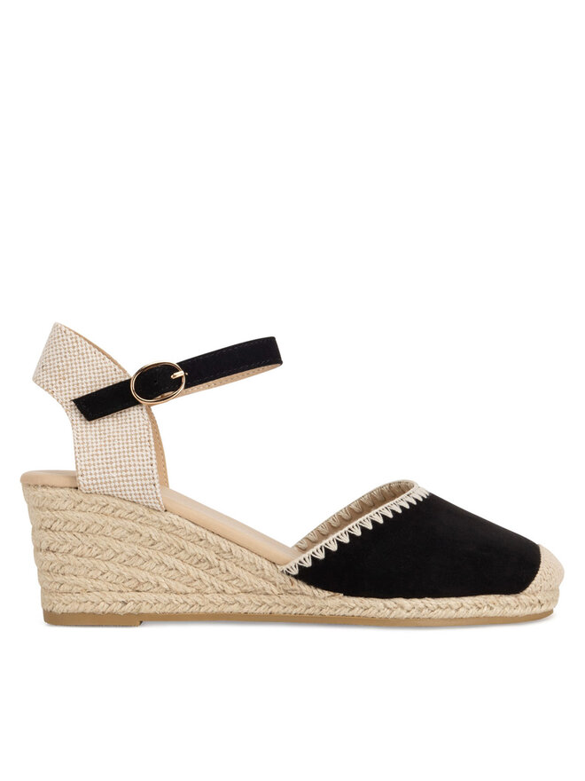Jenny Fairy Espadrilles Jenny Fairy WYL2610-1 Fekete