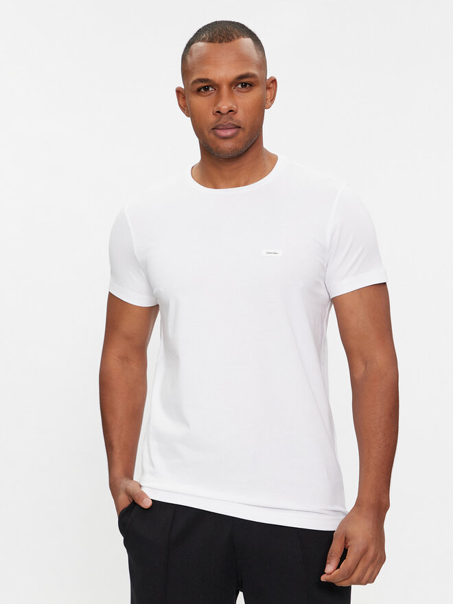 Calvin Klein Calvin Klein Camiseta K10K112724 Blanco Slim Fit