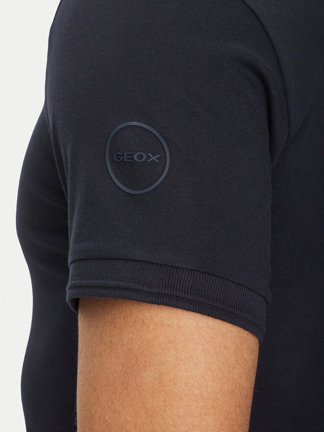 Geox Geox Polo marškinėliai M5510W T3236 F1624 Tamsiai mėlyna Regular Fit