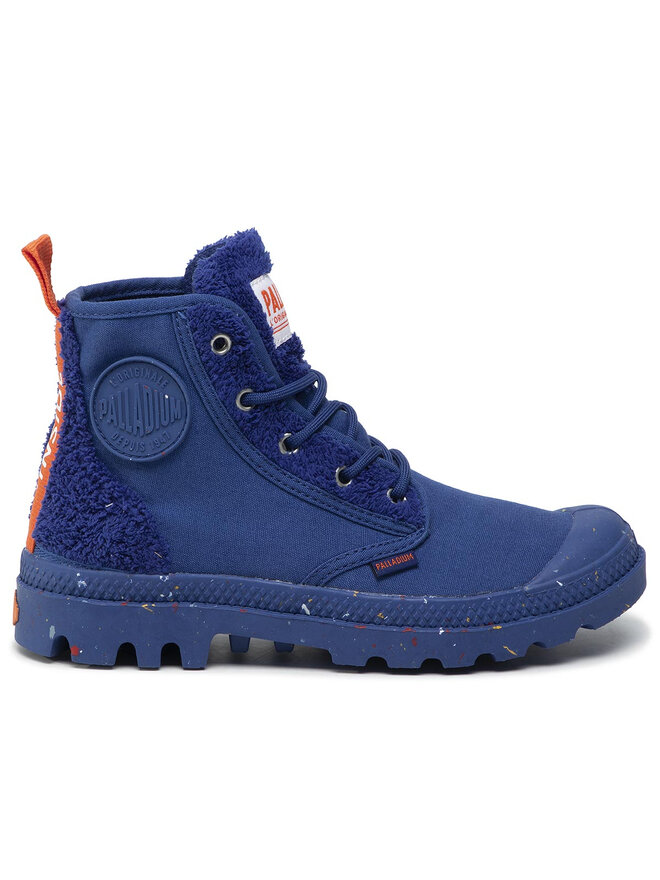 Schnurstiefeletten Palladium Pampa Pilou 76486 428 M Dunkelblau eschuhe