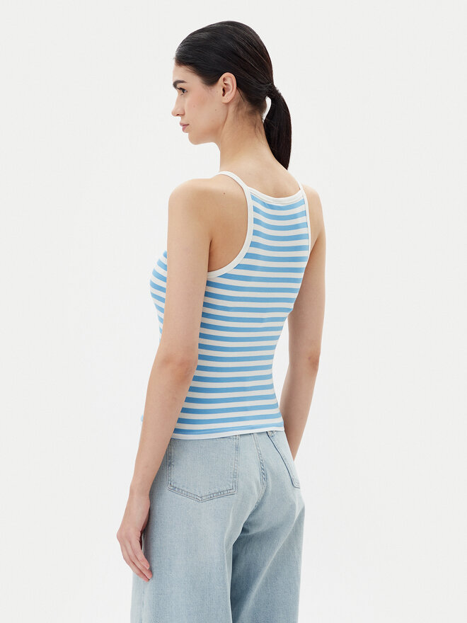 Pieces Pieces Top Jane 17155477 Blau Slim Fit