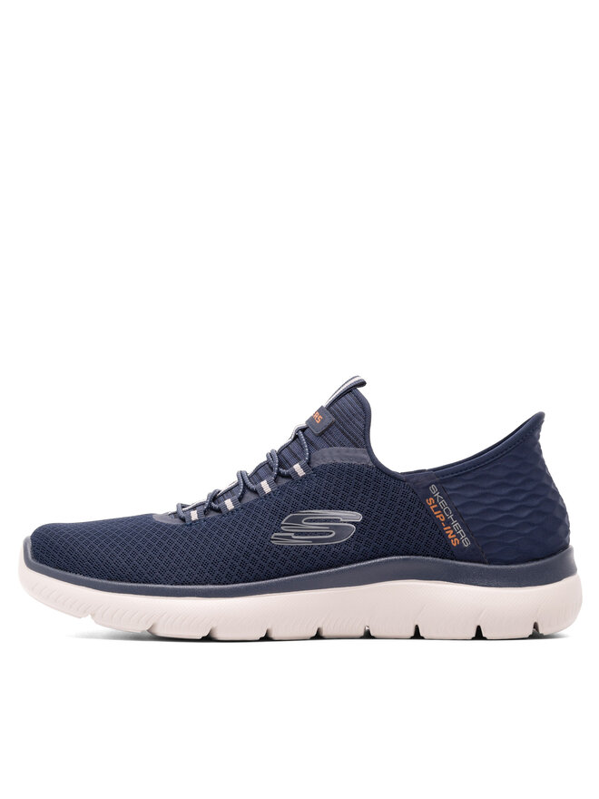Skechers Sneakersy Skechers SUMMITS SLIP INS 232457 NVY Tmavomodrá