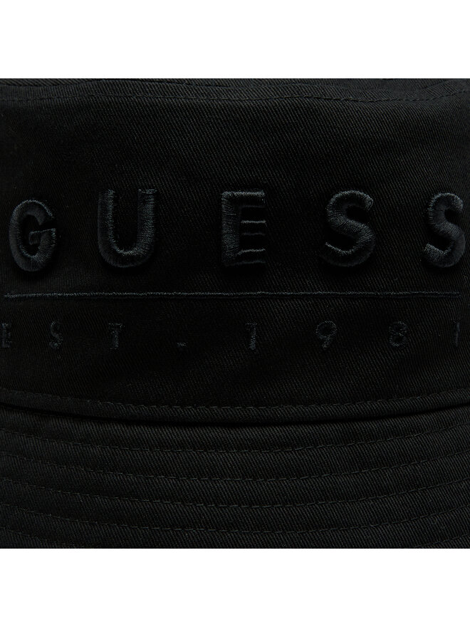 Skrybėlė Guess Bucket Nola Headwear AM5016 COT01 Juoda