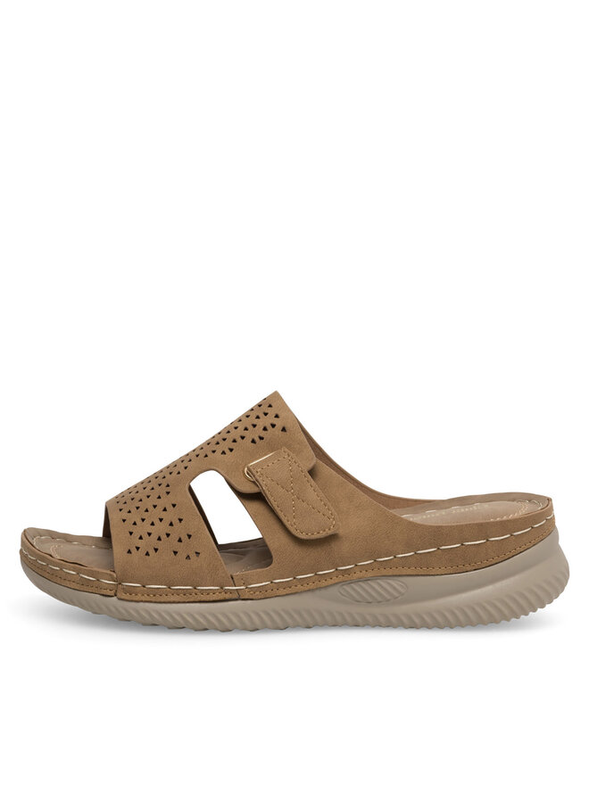 Clara Barson Pantoletten Clara Barson WYL05010-17 Beige