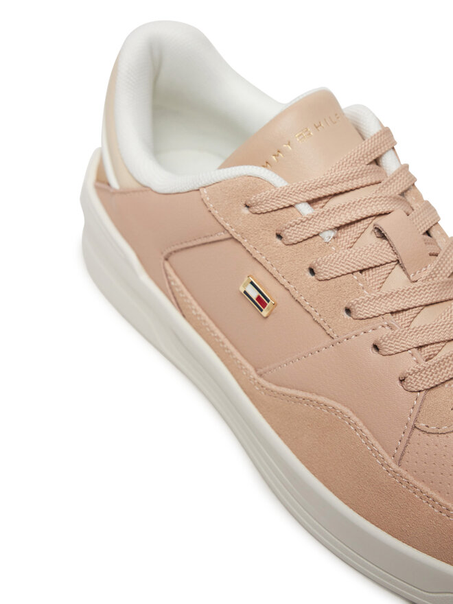 Tommy Hilfiger Sneakersy Tommy Hilfiger Essent Basket FW0FW08615 Różowy