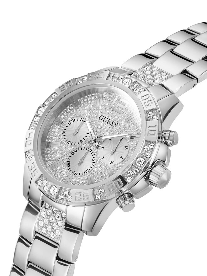 Guess Zegarek Guess GW0796G1 Srebrny