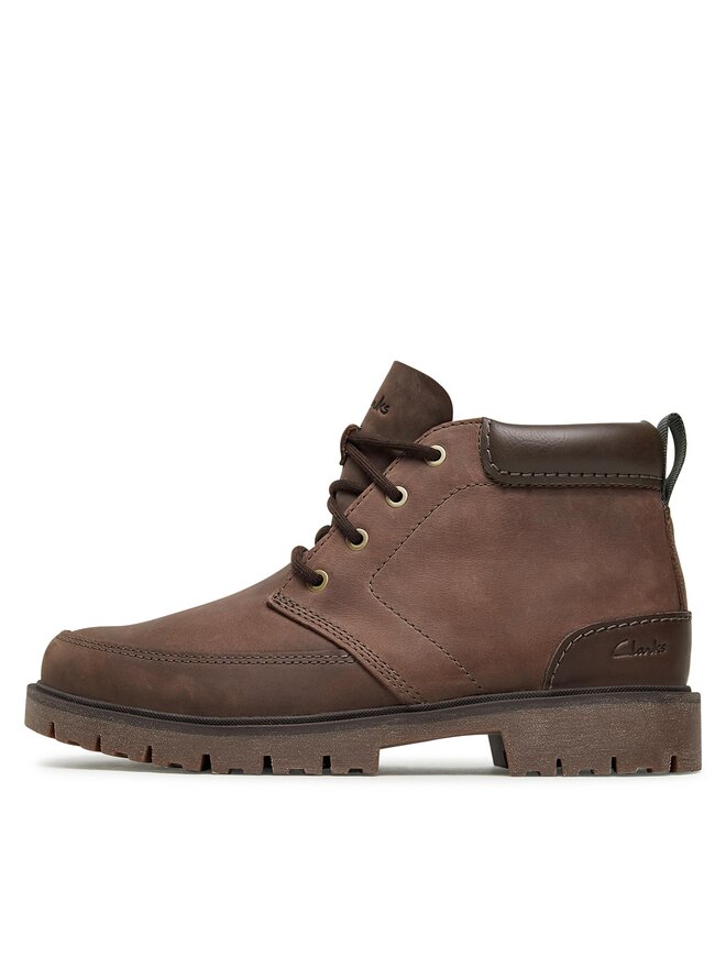 Clarks Schnürstiefeletten Clarks Rossdale Mid 261734537 Braun